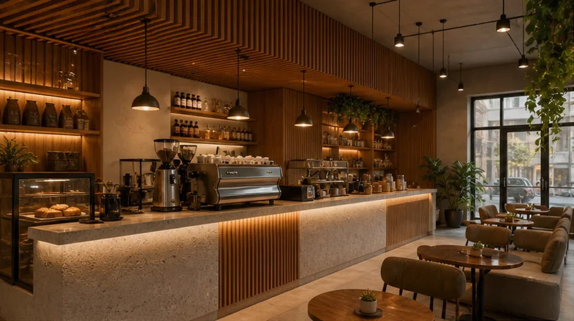 Coffee shop interior concept