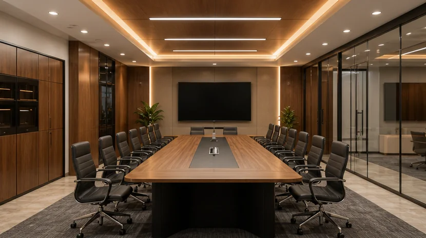 Executive boardroom concept