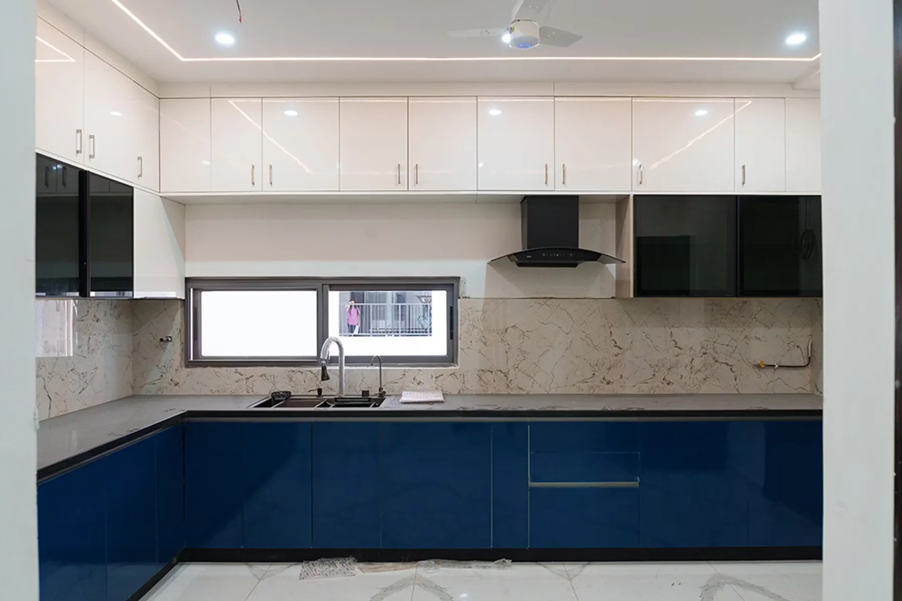 warm minimal kitchen in Hyderabad