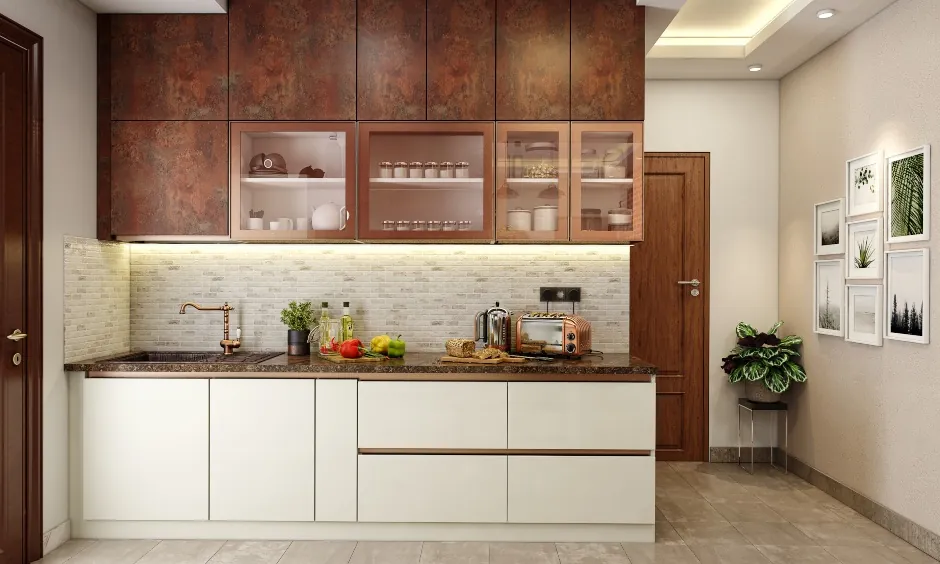 contemporary Indian modular kitchen in Hyderabad