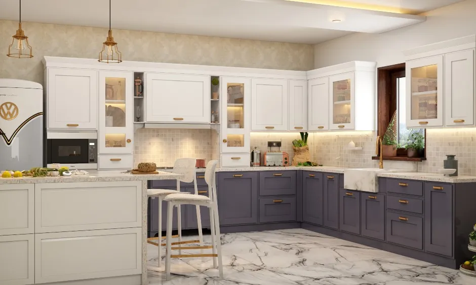 american-style open kitchen in Hyderabad