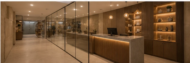 glass partition office in Hyderabad