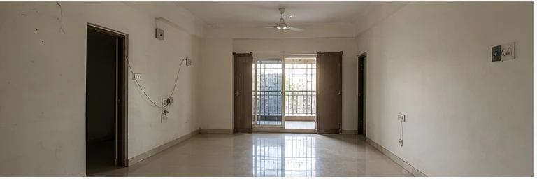 Room before interior transformation